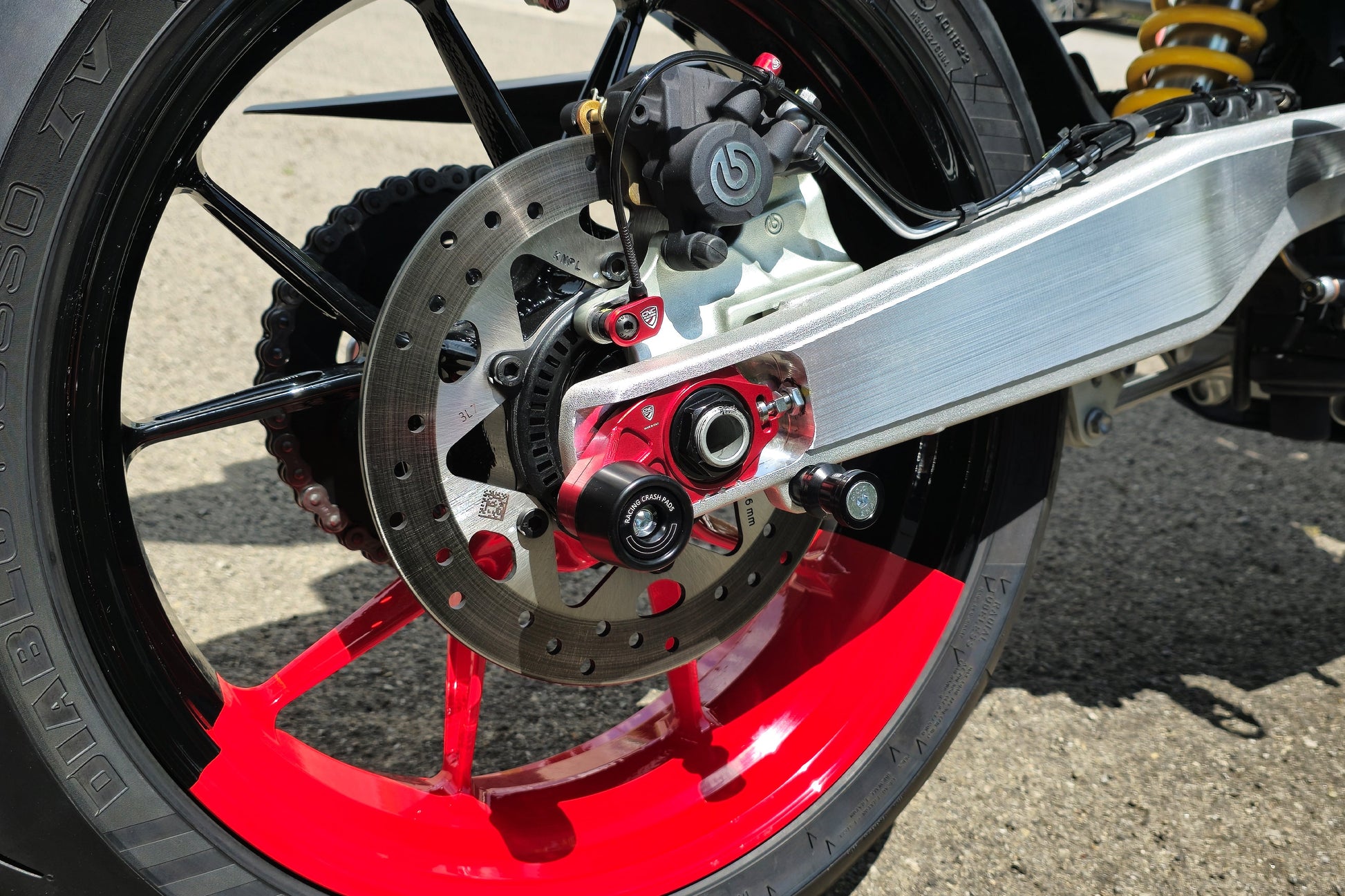 Racing Kettingspanners met valblokken Ducati Panigale V2 MM93 (2026)