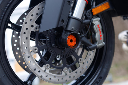 TP551BB paddock stand bobbin voorwiel links gemonteerd zwart-zwart