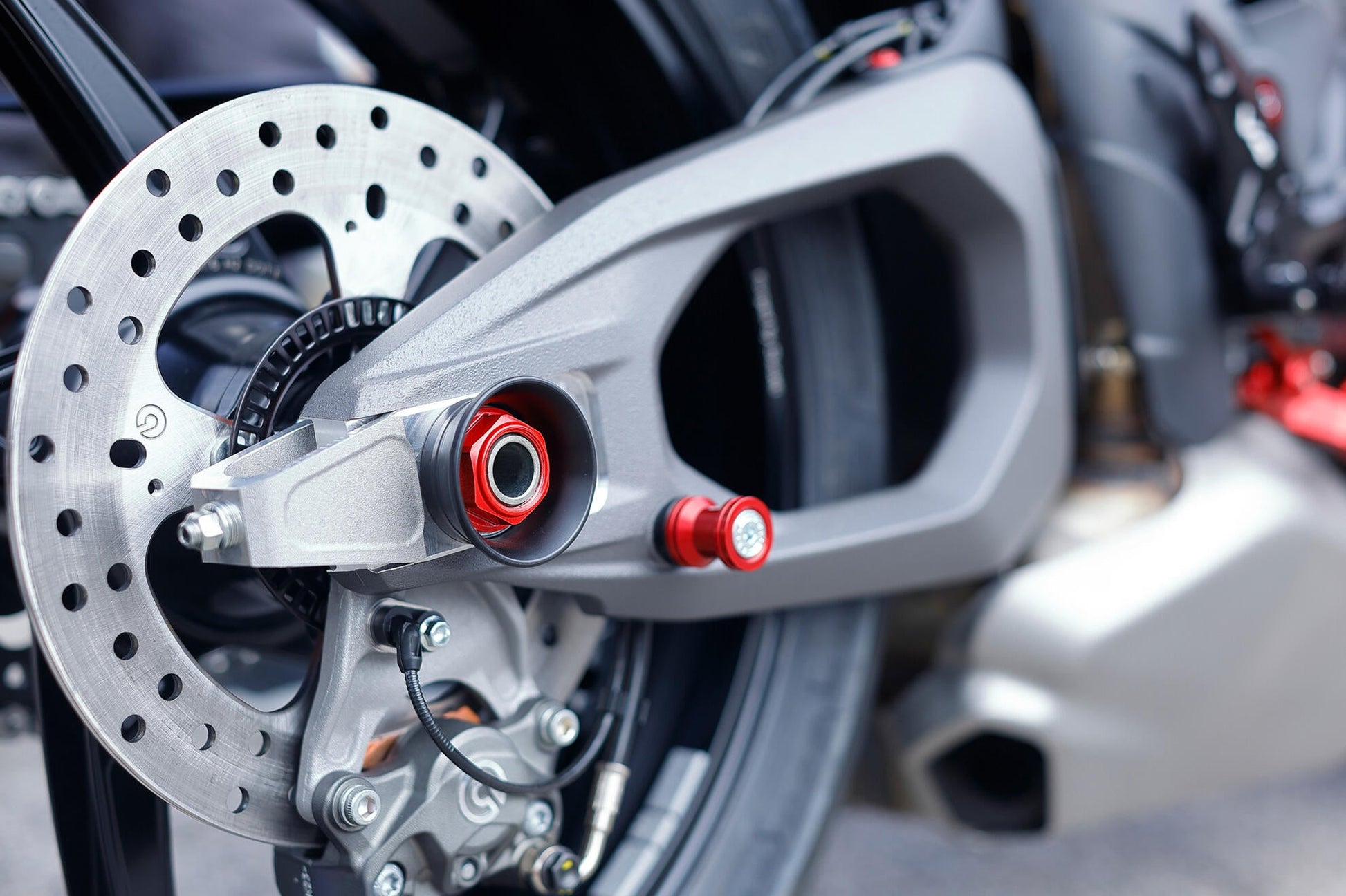 Paddock bobbins voor achterwiel (2 st.) Ducati Panigale V4 Tricolore Italia (2025+)
