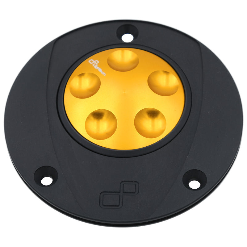 Complete tankdop (drie boutgaten) met snelsluiter Ducati 848EVO (2010-2013) Goud