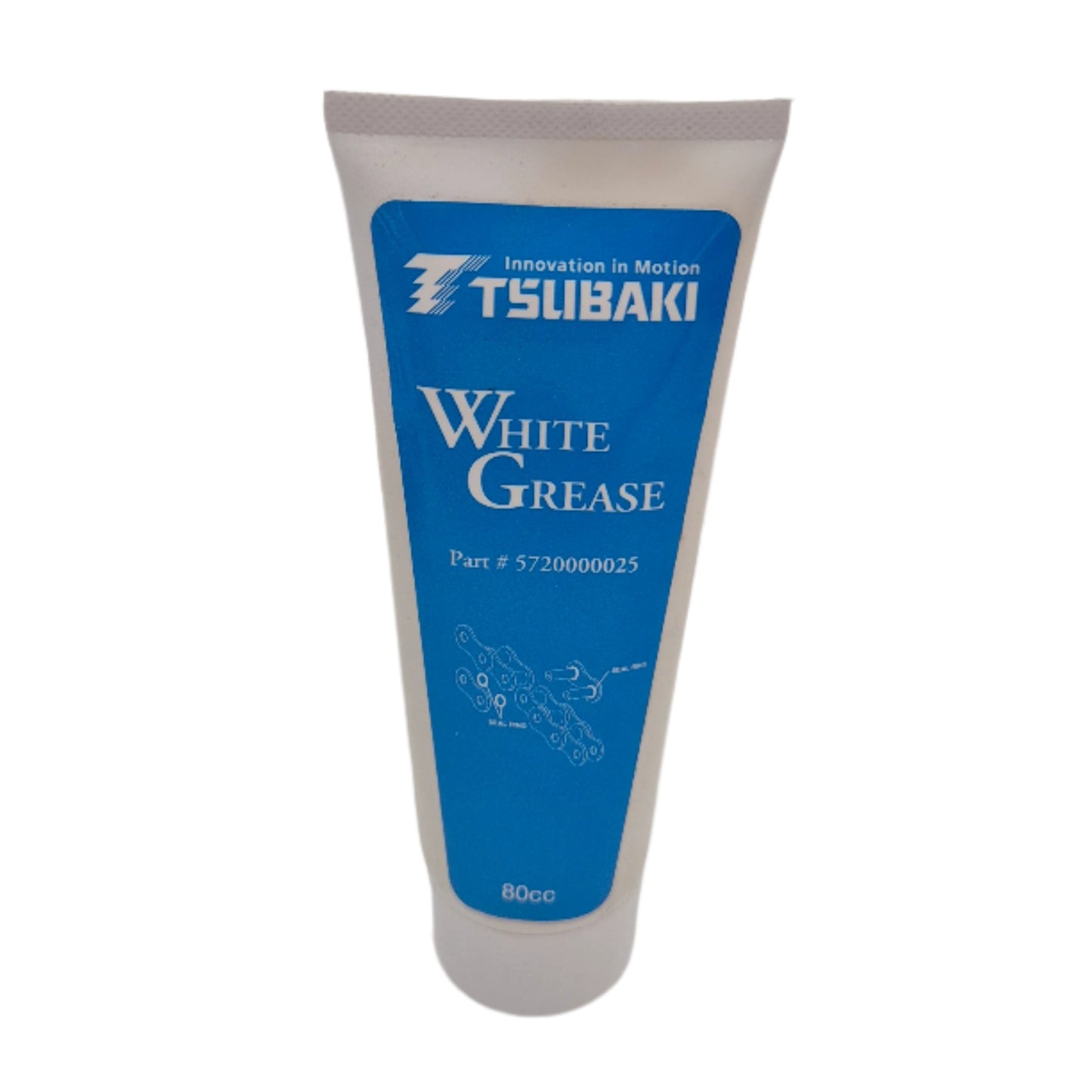 Tsubaki kettingvet 80cc vooraanzicht White Grease 5720000025