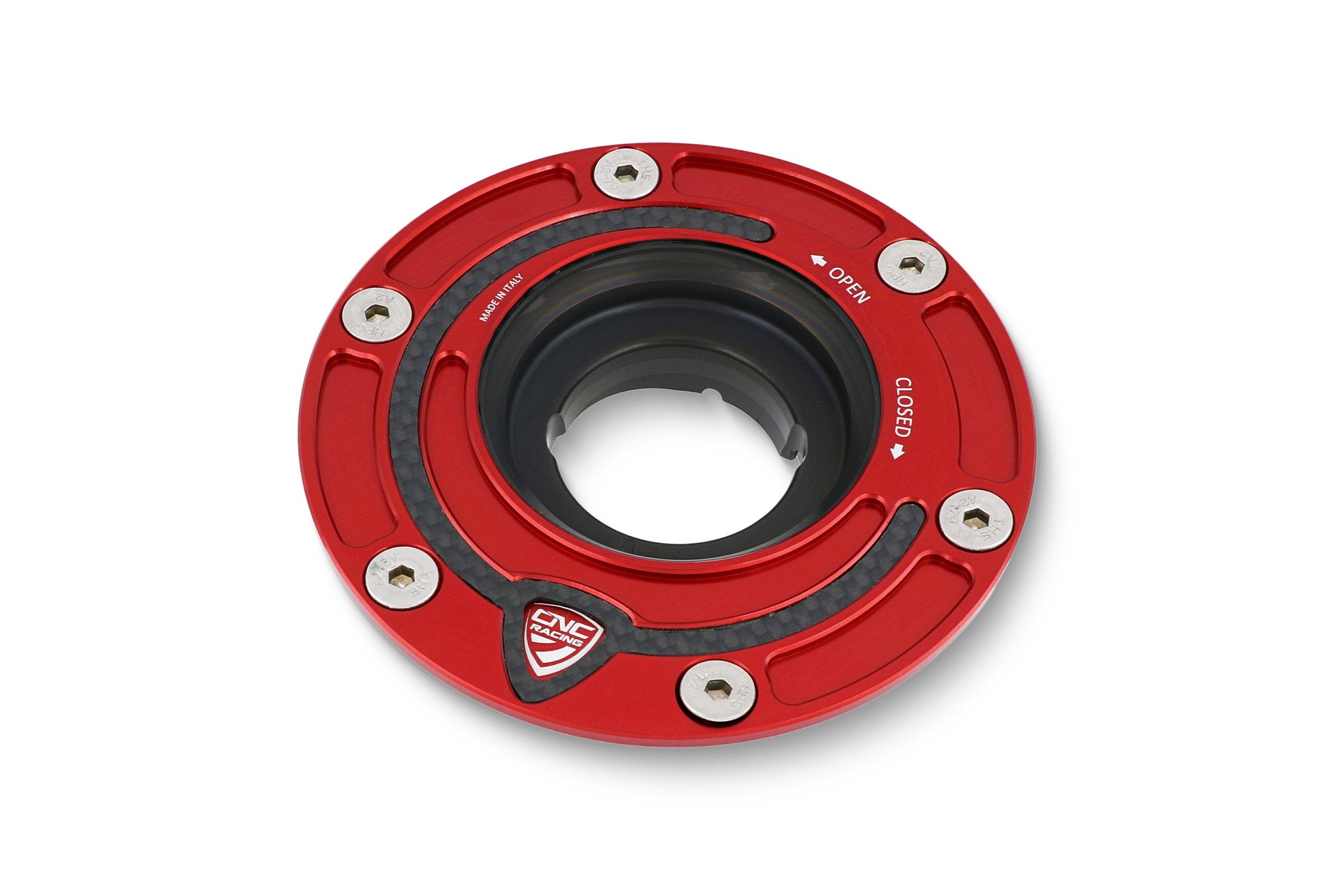 Tankdop buitenrand Carbonio Triumph Speed Triple (2016-2017) rood