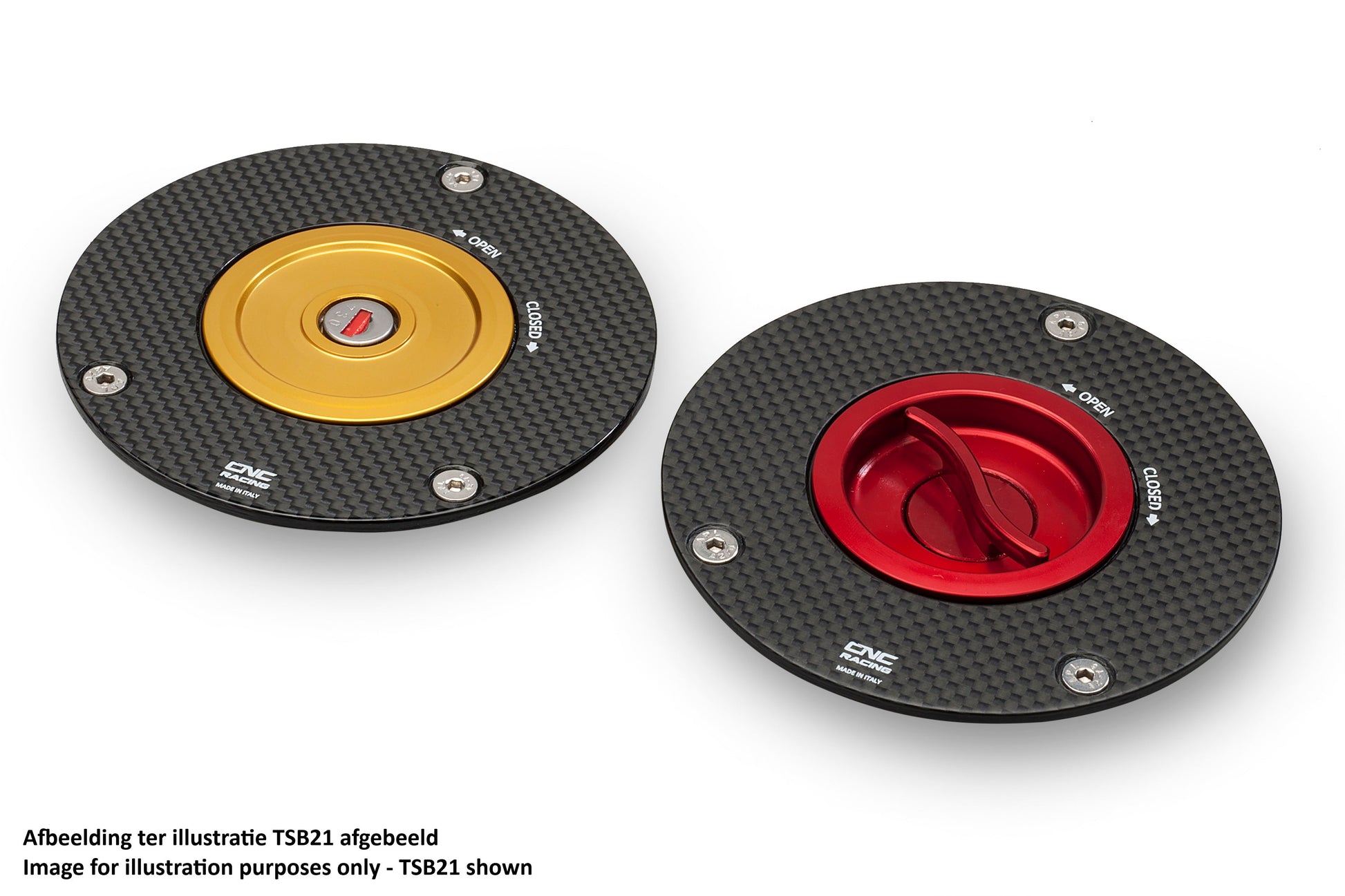 Snelsluiter kern voor CNC Racing tankdop Yamaha XSR900 GP (2024+)