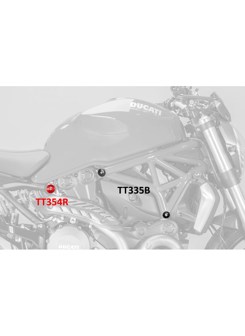 Frame cap sets Ducati Monster 821 1200