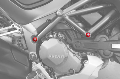 Frame Caps Kit - voor smalle gaten - Ducati Multistrada 1260 S (2018-2020)