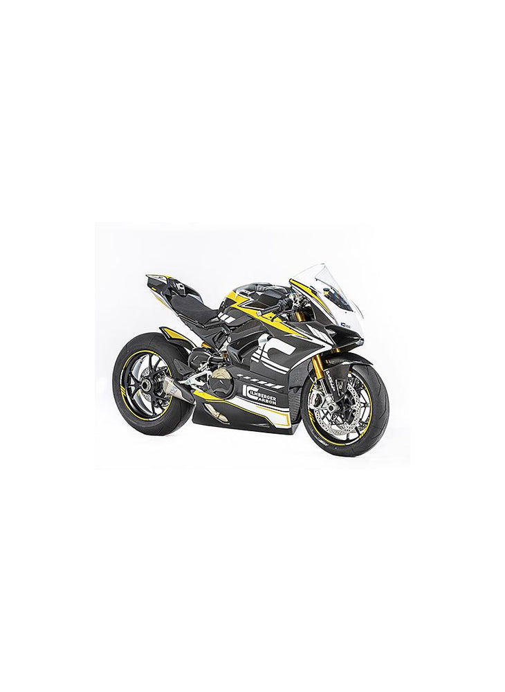 Tank protection gloss carbon Panigale V4 Racing