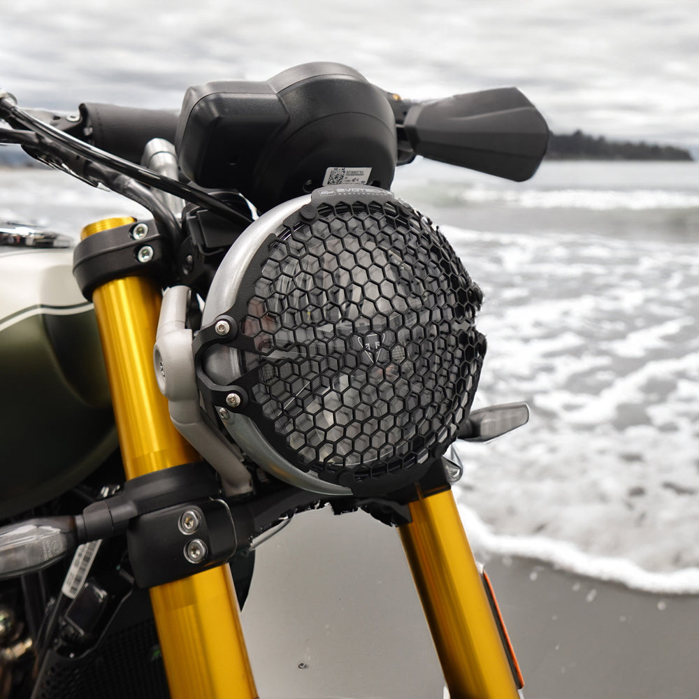 
                  
                    EVOTECH Headlight Guard - Triumph Scrambler 400 X (2024+)
                  
                