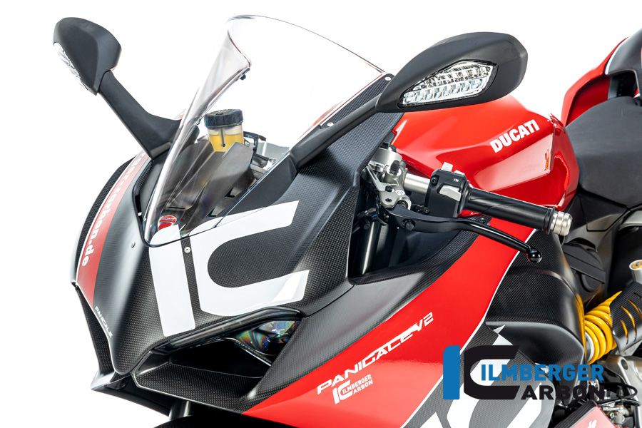 Le carénage avant Matt Carbon Ducati Panigale V2 (2020-2024)