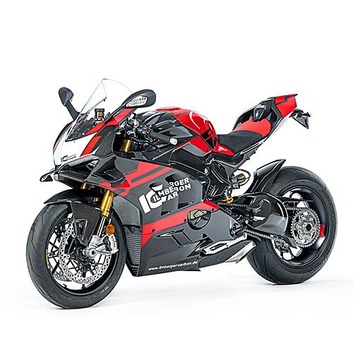 Côté gauche Matt Carbon Ducati Panigale V4 / V4S 2022+