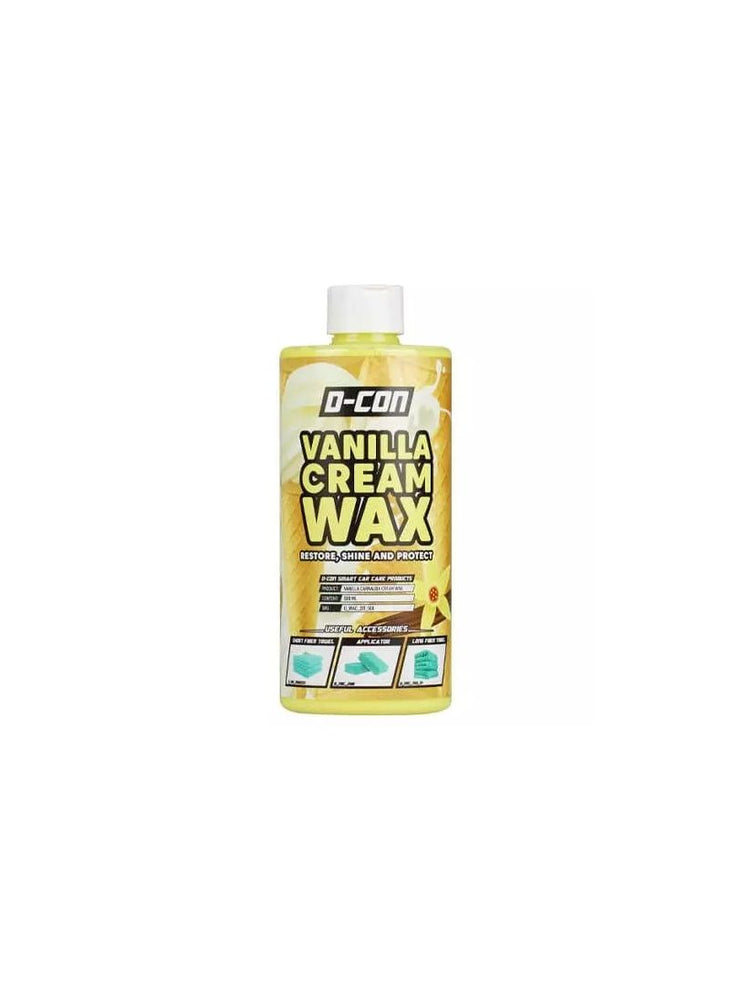 
                  
                    D-Con Vanilla Cream Carnauba Wax 500 ml
                  
                