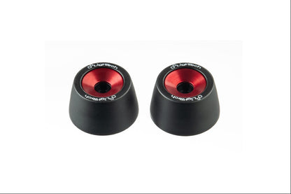 Outletdeal: Lightech voorwielas sliders blauw Yamaha YZF-R7 (2022-2025)