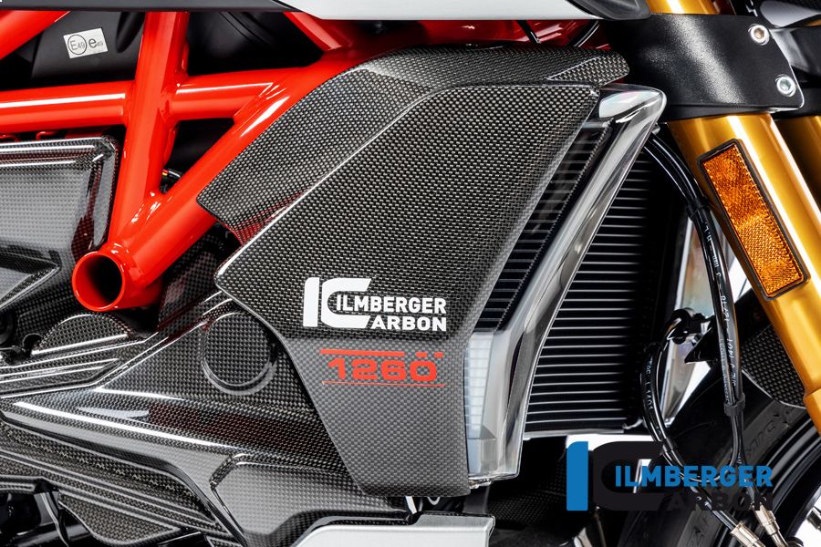 Radiator cover right gloss Ducati Diavel 1260 Lamborghini (2021)