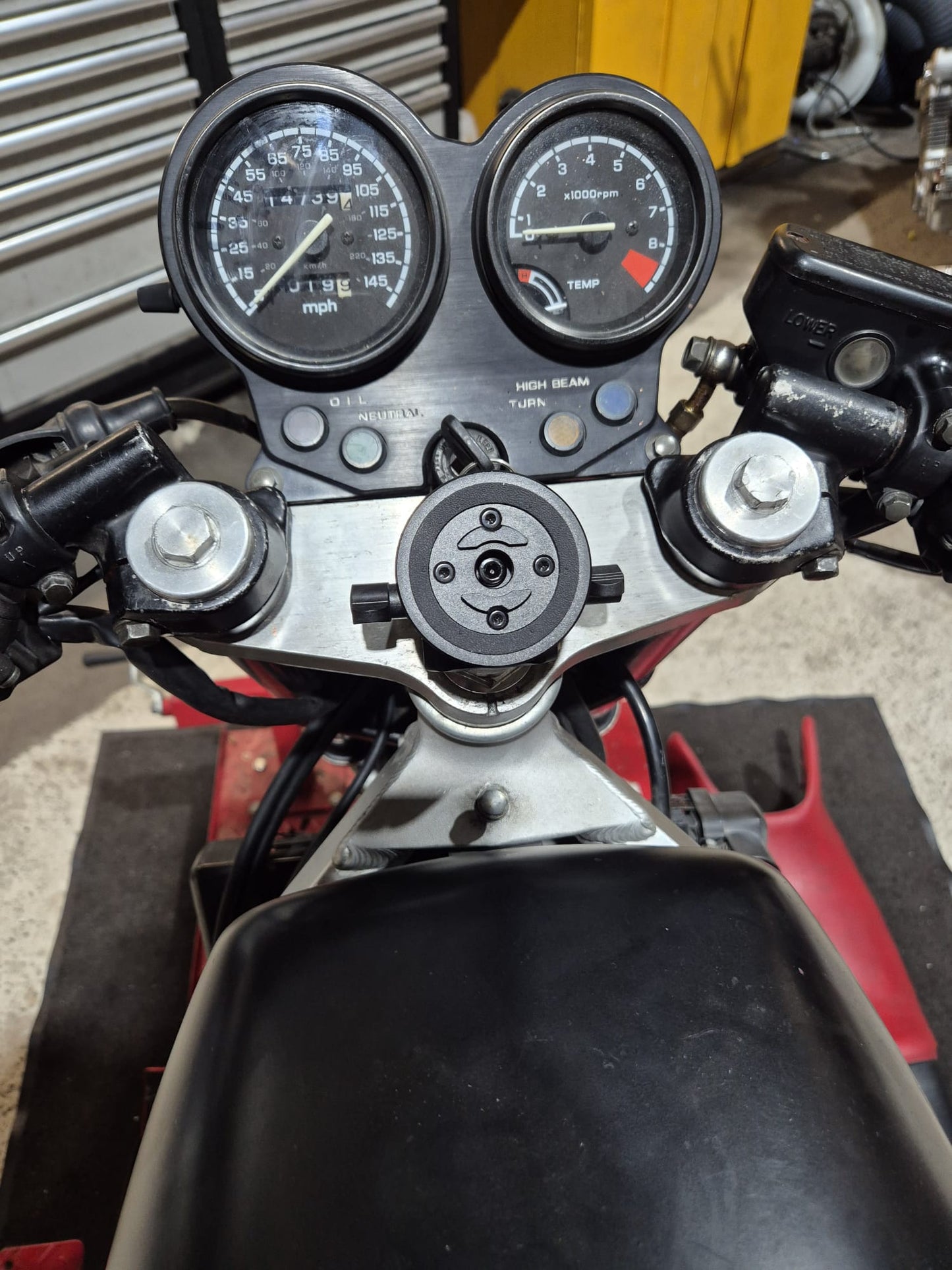 Navigatiesteun (balhoofdpen montage) SP Connect - Evotech Performance - Honda NT650 Hawk GT (1988-1991)