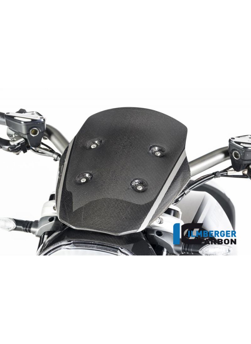 Windshield incl. holder gloss XDiavel Dark and Black Star 2021+