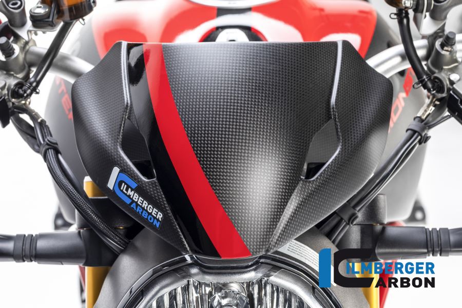 
                  
                    Windschutzscheibe inklusive Halbhalter Matt Carbon - Ducati Monster 1200S (2017-2021)
                  
                