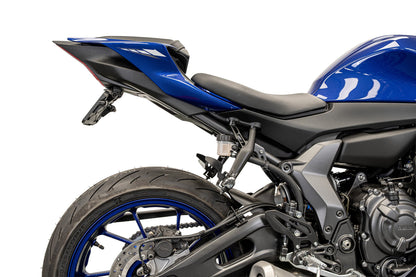 Verstelbare kentekenplaathouder incl. knipperlichten Evotech - Yamaha YZF-R7 (2022 - 2025)