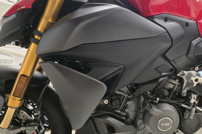 Tankcover set mat carbon Ducati Streetfighter V2 (2025+)