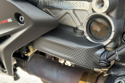 Quickshifter kabel beschermer mat carbon Ducati Streetfighter V4 (2023+)