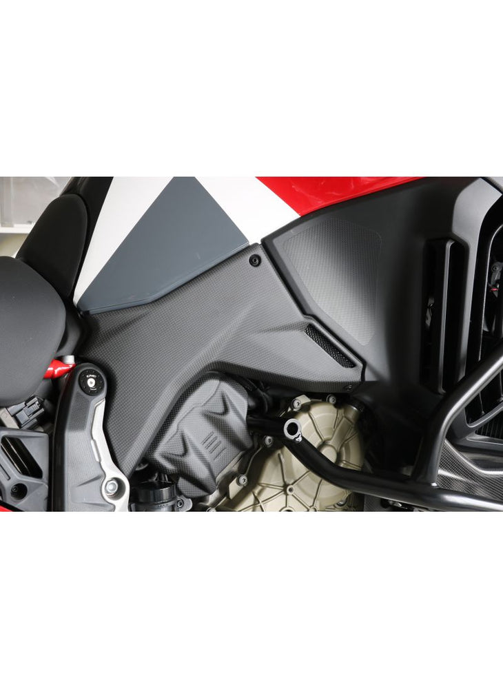 Engine Side Covers Matt Carbon Ducati Multistrada V4 2021+