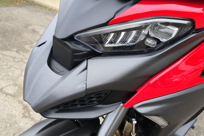 Bovenste luchtinlaatcover mat carbon Ducati Multistrada V4 RS (2025+)