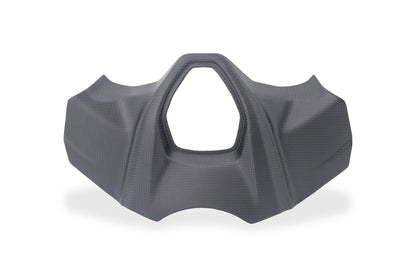 CNC Racing contactslot cover mat carbon vooraanzicht – Ducati Multistrada V2S (2025+)