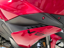 Zijpaneel luchtgeleider ZA384Y CNC Racing mat carbon voor Multistrada V2 en V2S 2025+