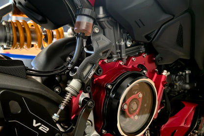 CNC Racing ZA450Y achterrempomp beschermer mat carbon