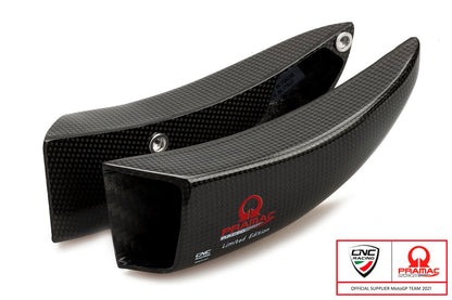 Remklauwen luchtgeleiders set GP DUCTS Limited Edition Ducati Monster 950 (2021-2025) glanzend carbon