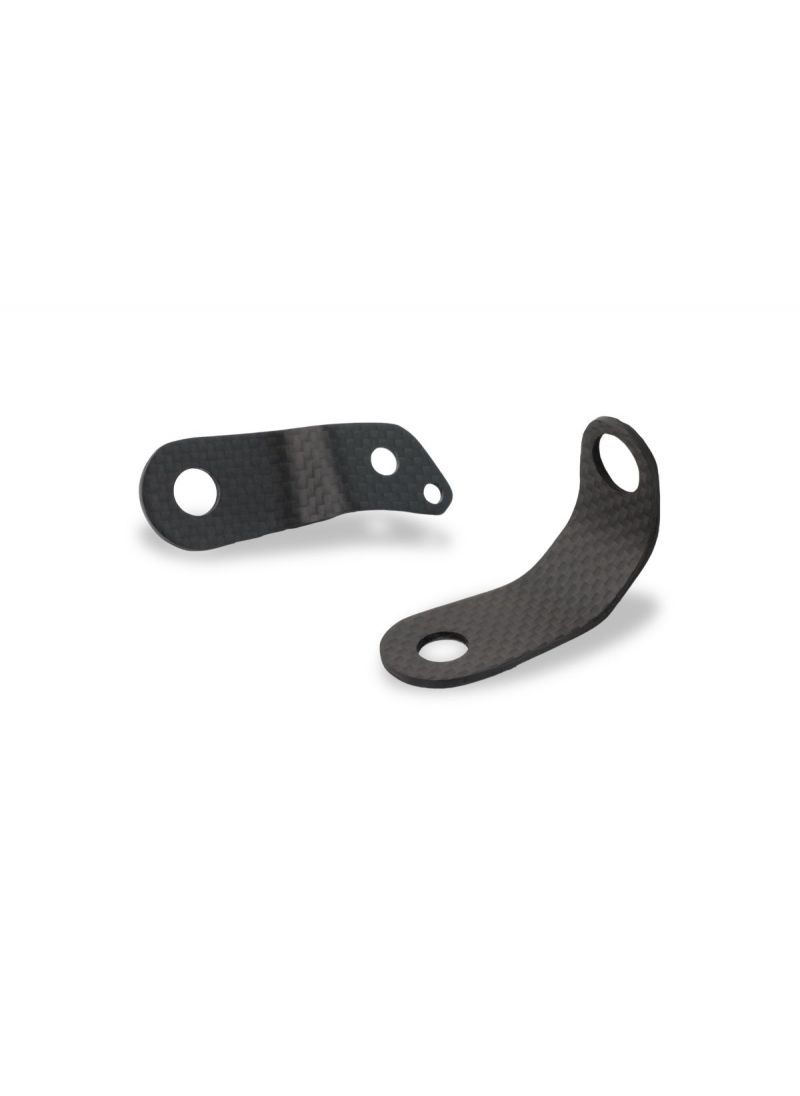 Carbon Brake and Clutch Reservoir Bracket Set CNC Racing Multistrada V4