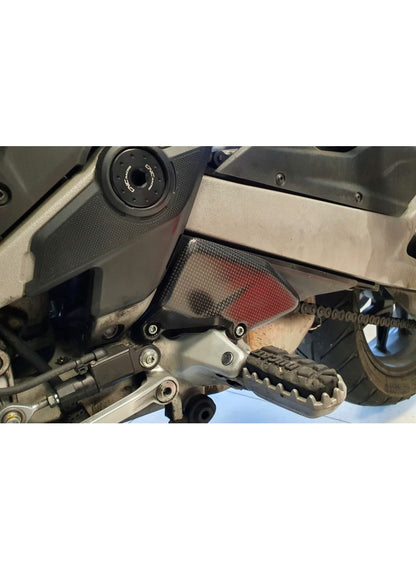 Heelplate Set matt carbon Multistrada V4