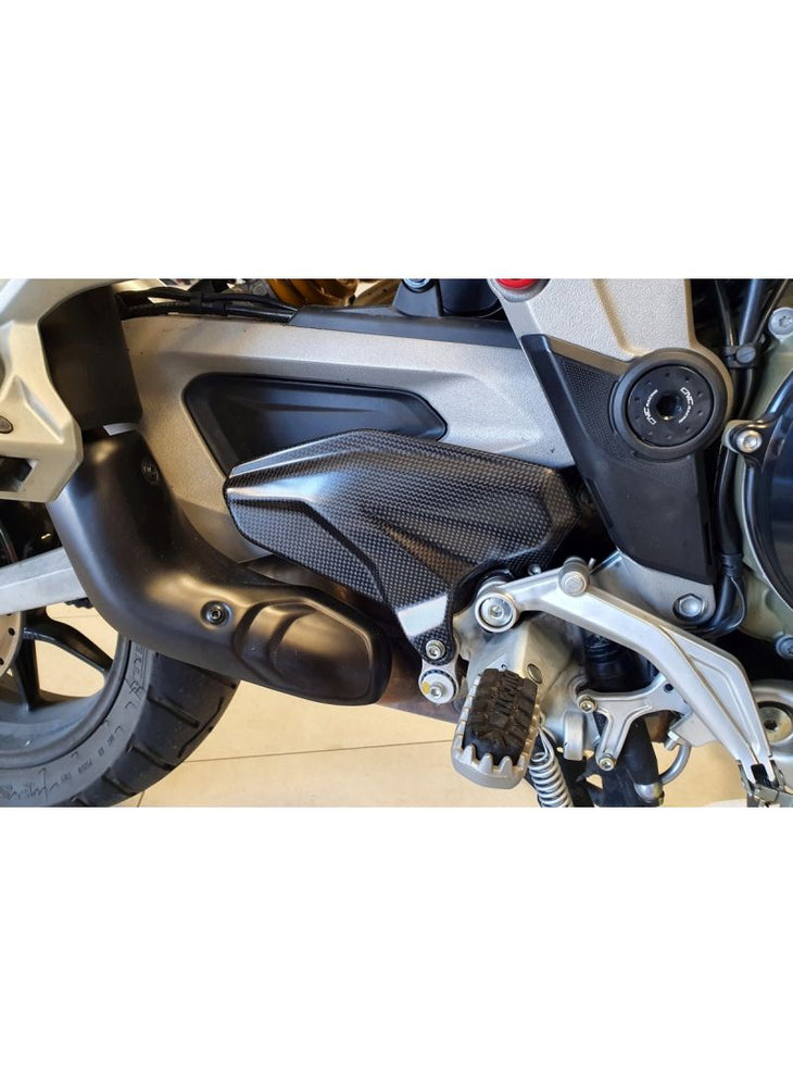 Heelplate Set matt carbon Multistrada V4