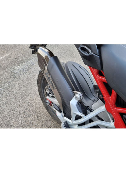 Carbon Heat Guard Akrapovic Exhaust Silencer Ducati Multistrada V4 / V4S 2021+