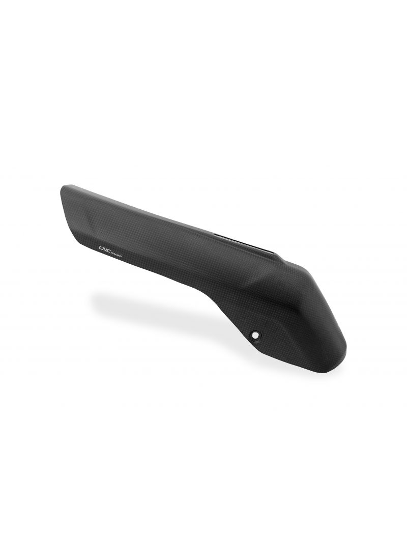 Carbon uitlaat hitteschild voor Akrapovic slip-on uitlaat einddemper Ducati Multistrada V4 / V4S 2021+