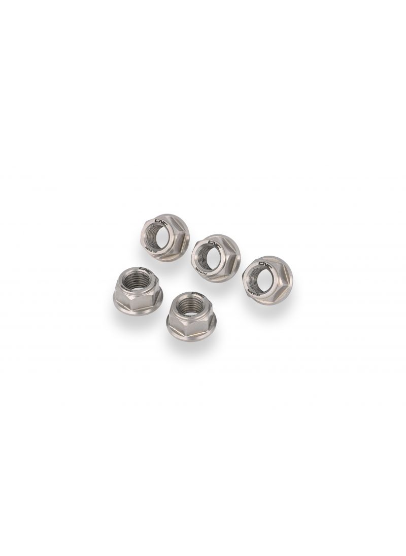 Rear sprocket nut set titanium - 5 pieces