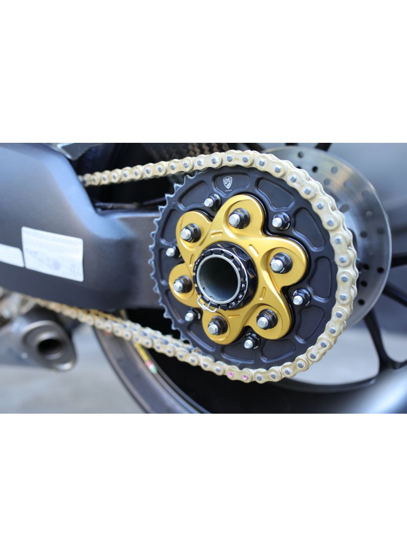 Rear sprocket nut set - 6 pieces