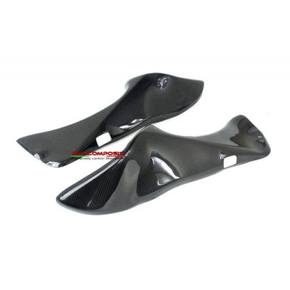 Avia Compositi luchtgeleidercover met gaten voor originele knipperlichten mat carbon set (2 st.) Ducati 748 (1995-2003)