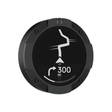 Beeline Moto 2 navigatiesysteem zwart rand schuine hoek weergave met route en bochtinstructies