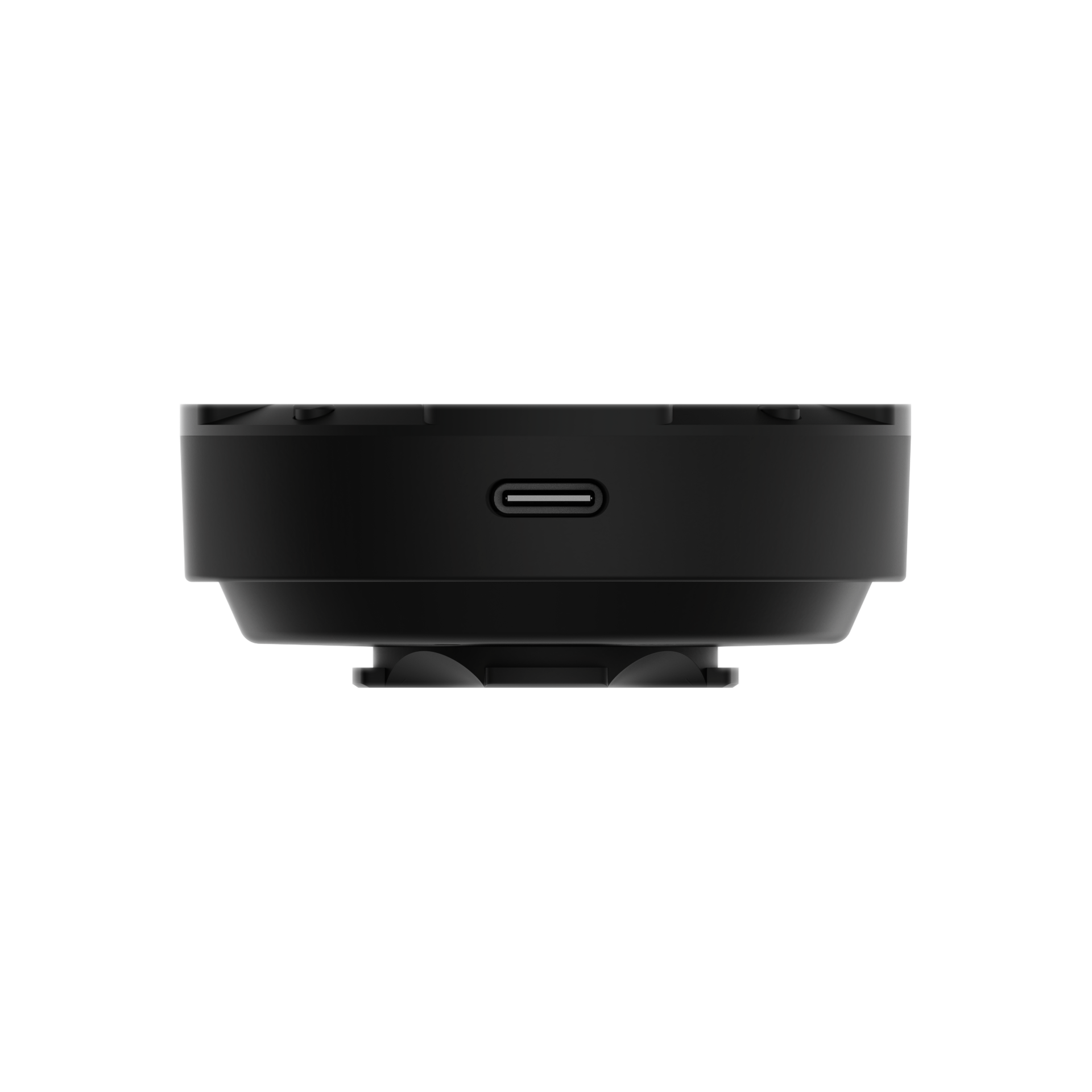 Beeline Moto 2 navigatiesysteem zwart rand zijaanzicht weergave met USB-C aansluiting
