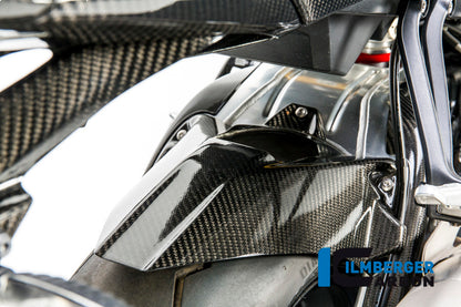 Achterspatbord (hugger) incl. Upper Ketting beschermer with ABS carbon BMW S1000RR (Street) (2017-2018)