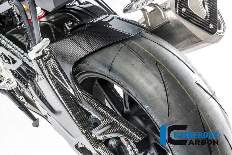 Achterspatbord (hugger) incl. Upper Ketting beschermer with ABS carbon BMW S1000RR (2015-2016)
