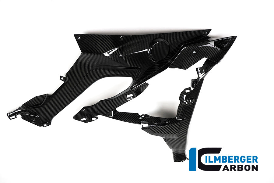 Radiatorcover incl. logo-drager rechts carbon BMW S1000XR (2015-2019)