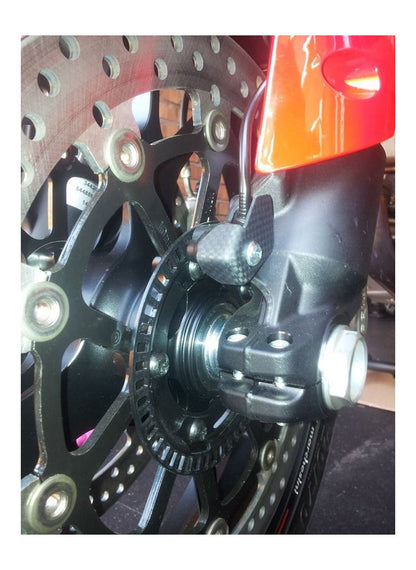 Carbon ABS sensor cover Ducati