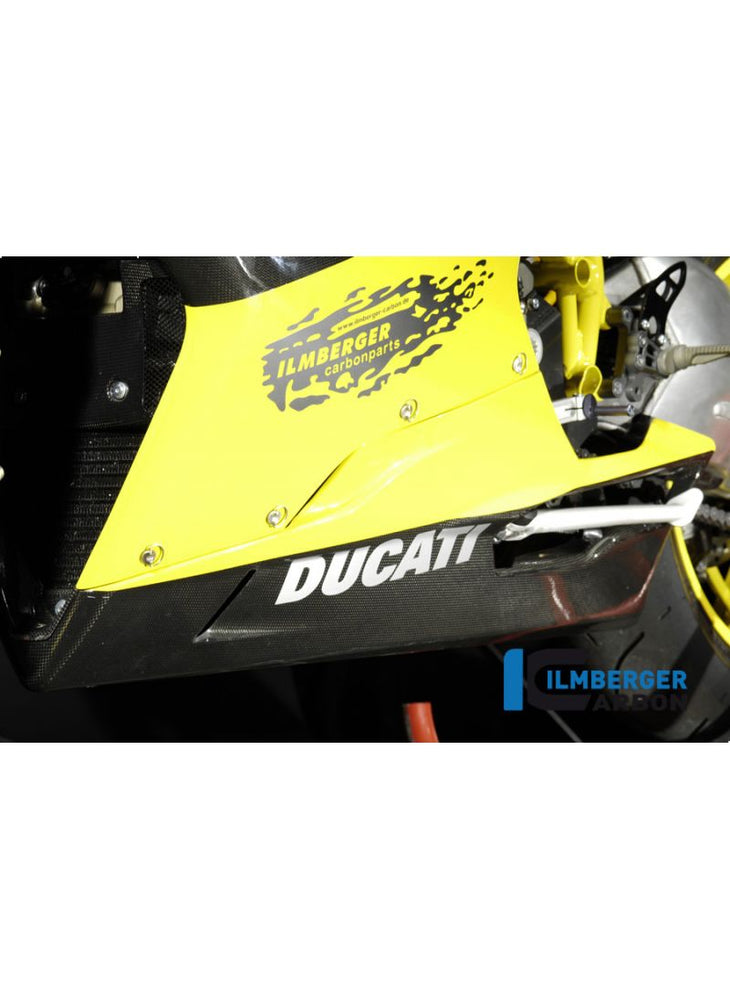 Carbon Bellypan Street (con Kickstand Cuttout) Ducati 1198 (2009-2011)