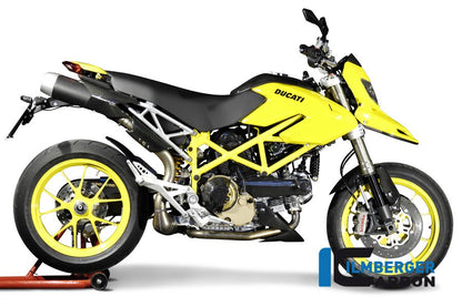 Hitteschild carbon voor originele uitlaat Ducati Hypermotard 1100 EVO SP (2010-2012)