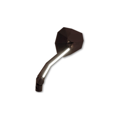 Miroir Highsider Stealth-X4 avec signal de virage à LED et lumière de position