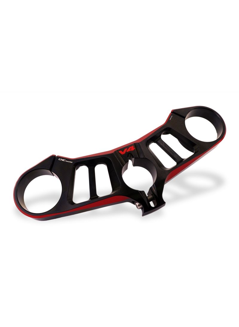 Bicolore Black-Red Top Triple Clamp Ducati Panigale V4 V4S