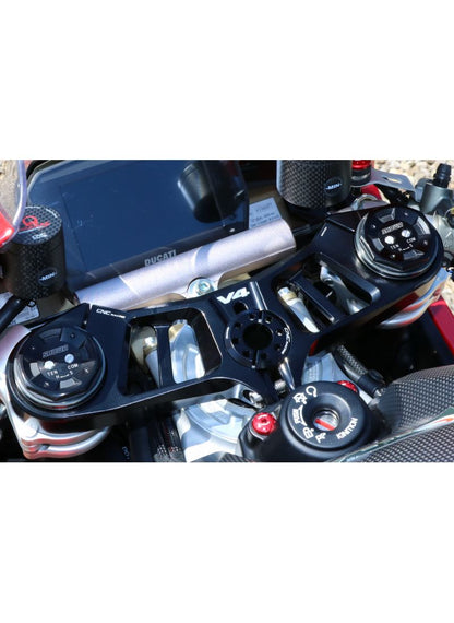 Top Triple Clamp Black Ducati Panigale V4 V4S