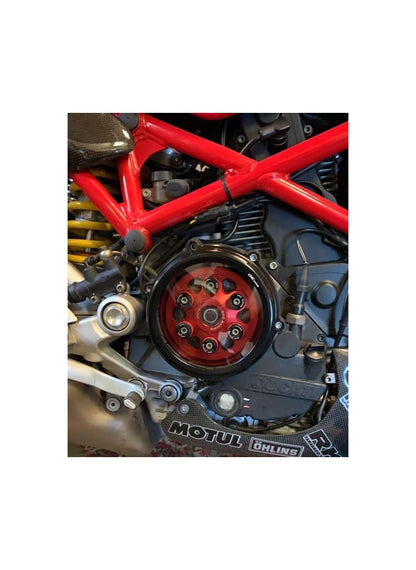 Clutch cover 'Clear' for Ducati dry clutch