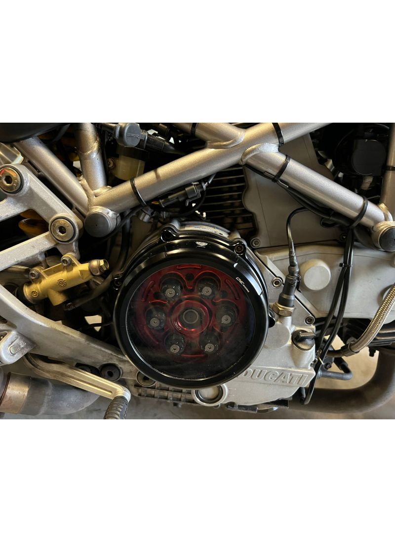 Clutch cover 'Clear' for Ducati dry clutch