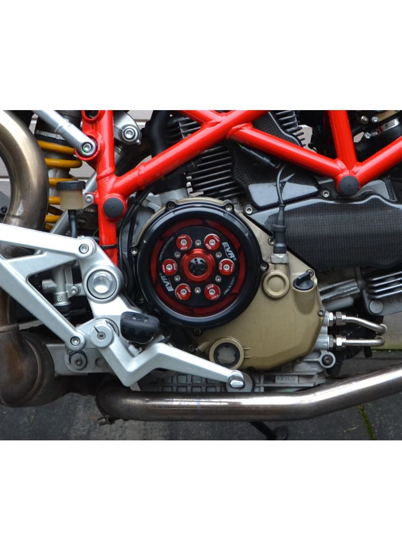 Clutch cover 'Clear' for Ducati dry clutch